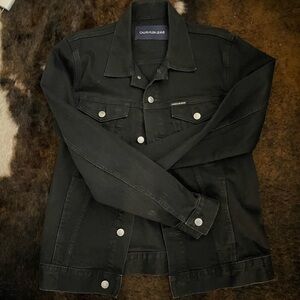 Black denim jacket Calvin Klein